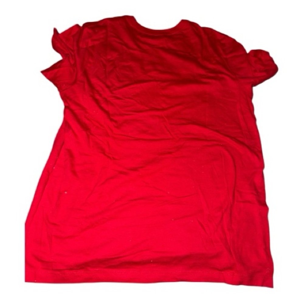 Nike Red T-Shirt with White Swoosh - Picture 3 of 3